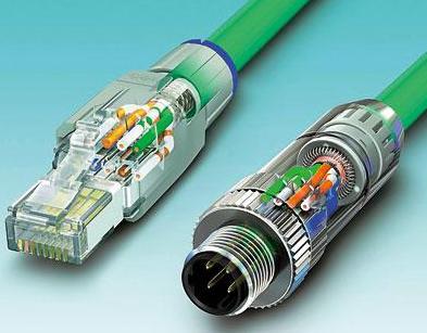 圖3 按入電纜芯、剪斷，且蓋好防護(hù)蓋：無論是RJ45還是M12連接器，它們都能夠?qū)崿F(xiàn)快速且可靠的安裝