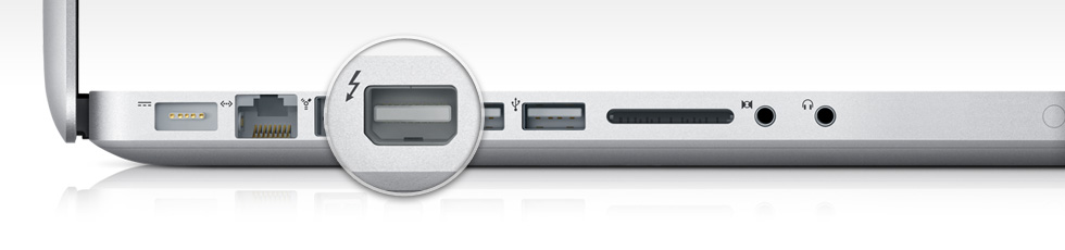 Thunderbolt現(xiàn)配備于全新 MacBook Air、MacBook Pro、iMac 和 Mac mini 之上