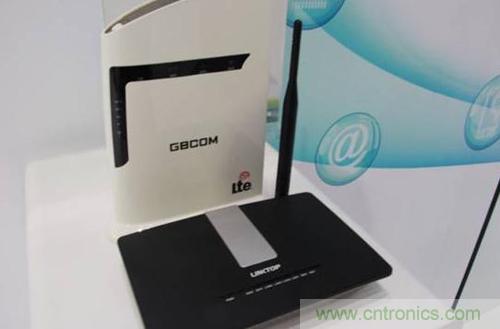 圖4：基于聯(lián)芯科技4模11頻基帶芯片 LC1761的TD-LTE CPE。