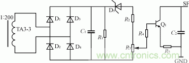 圖4 偏磁檢測(cè)電路
