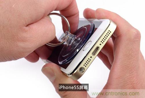 土豪金iPhone 5S拆解：內(nèi)部結(jié)構(gòu)升級，維修難度增加