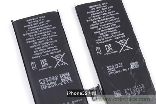 土豪金iPhone 5S拆解：內(nèi)部結(jié)構(gòu)升級，維修難度增加