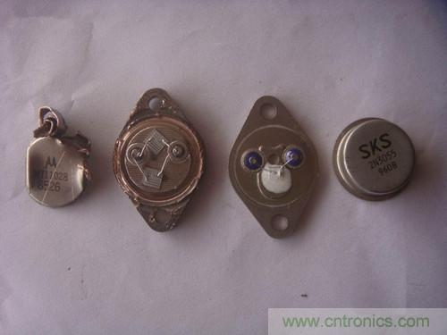 暴力拆解對(duì)比:進(jìn)口金封三極管VS國產(chǎn)金封三極管
