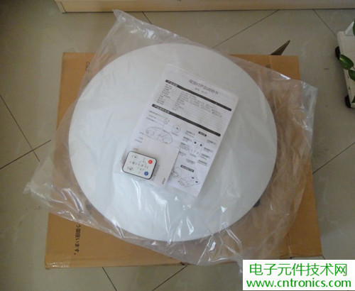 高端大氣上檔次！智能遙控調(diào)光LED吸頂燈拆解