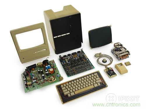 拆！古董級(jí)Macintosh 128K電腦