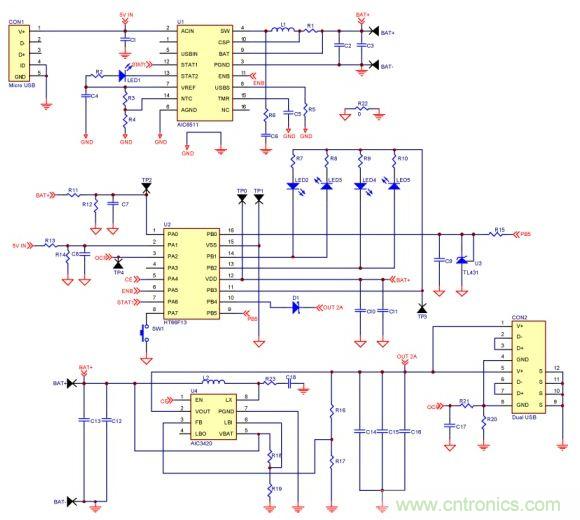 移動(dòng)電源電路的三種設(shè)計(jì)方案，哪個(gè)技高一籌？