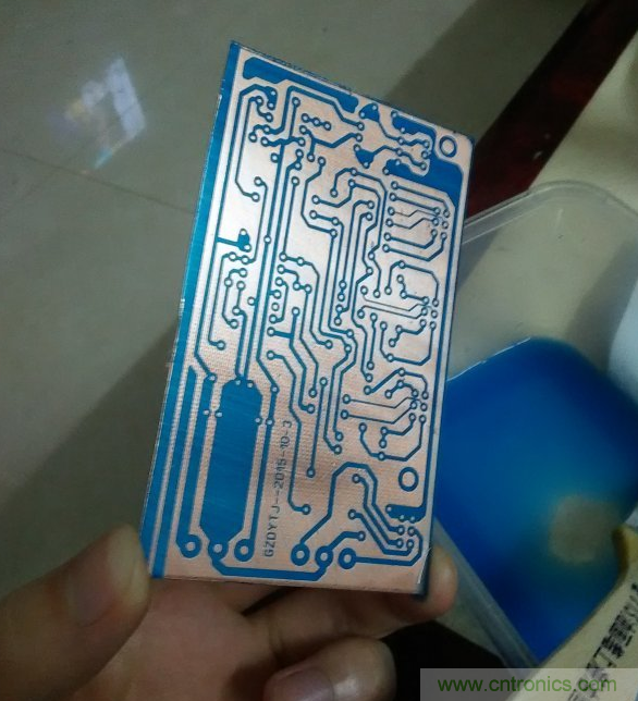嘗試了四次PCB制作， 最后一發(fā)算是成功了