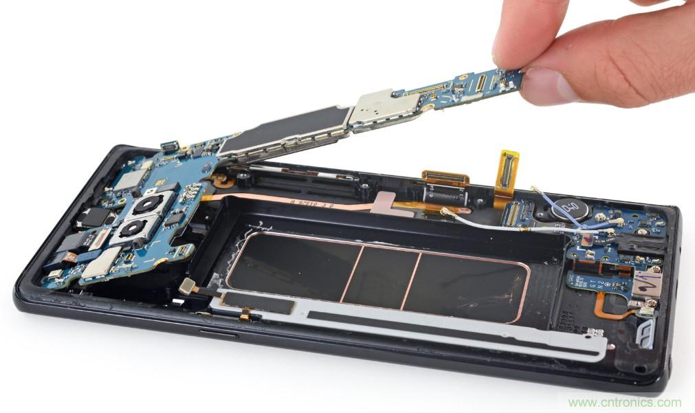 三星Note 8拆解，模塊化+分離式設(shè)計成趨勢？