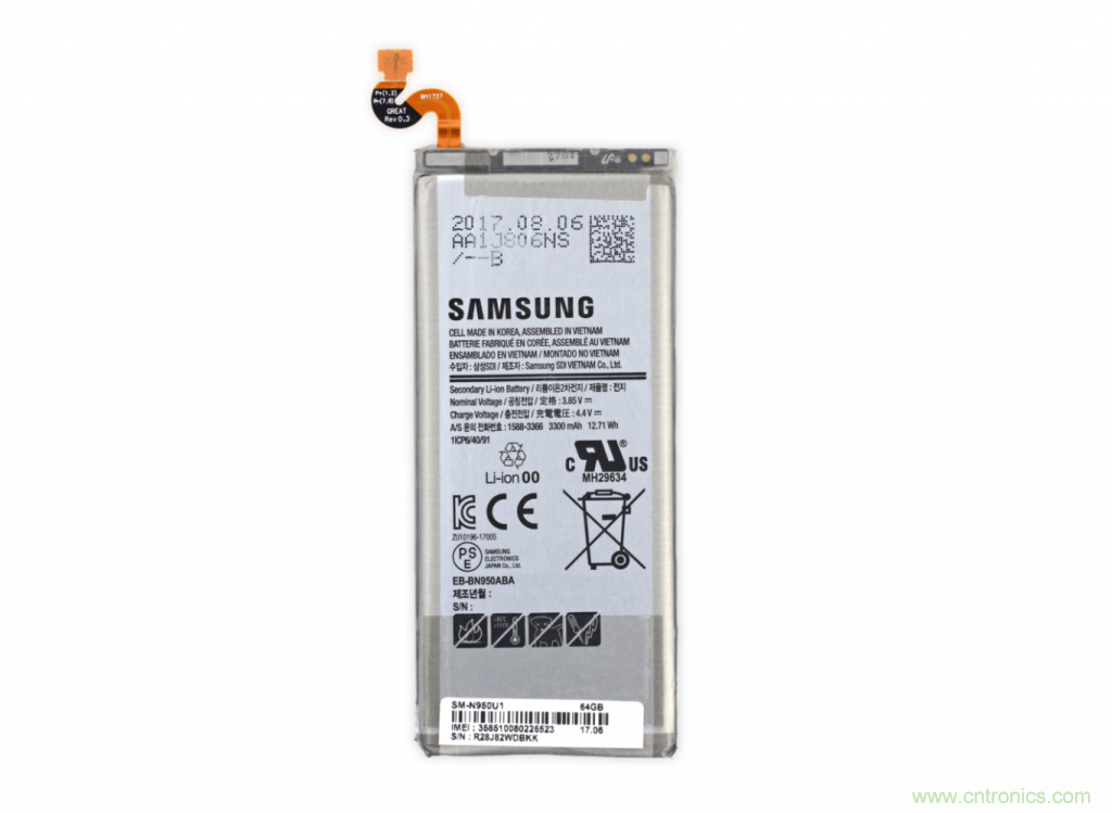 三星Note 8拆解，模塊化+分離式設(shè)計成趨勢？