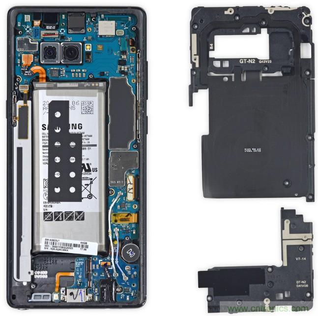三星Note 8拆解，模塊化+分離式設(shè)計成趨勢？