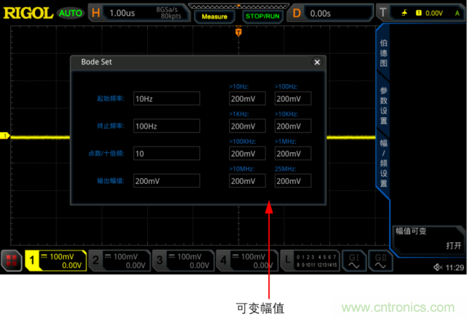 RIGOL教你3分鐘玩轉(zhuǎn)示波器的伯德圖功能 RIGOL教你3分鐘玩轉(zhuǎn)示波器的伯德圖功能