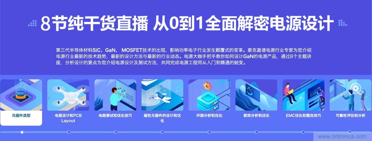 致工程師系列之三：高效GaN電源設(shè)計(jì)八部曲，泰克系列視頻課堂實(shí)操秘籍