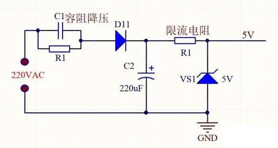 220V直接串聯(lián)電阻降壓5V能給手機(jī)充電嗎？