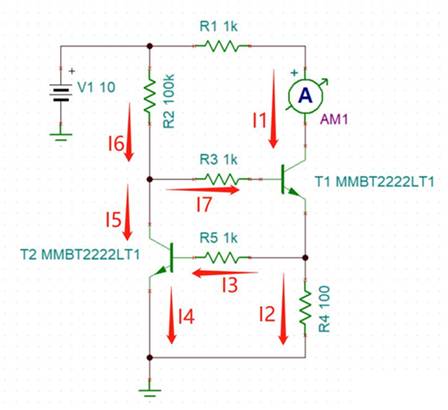 2個(gè)NPN三極管組成的恒流電路，如何工作？