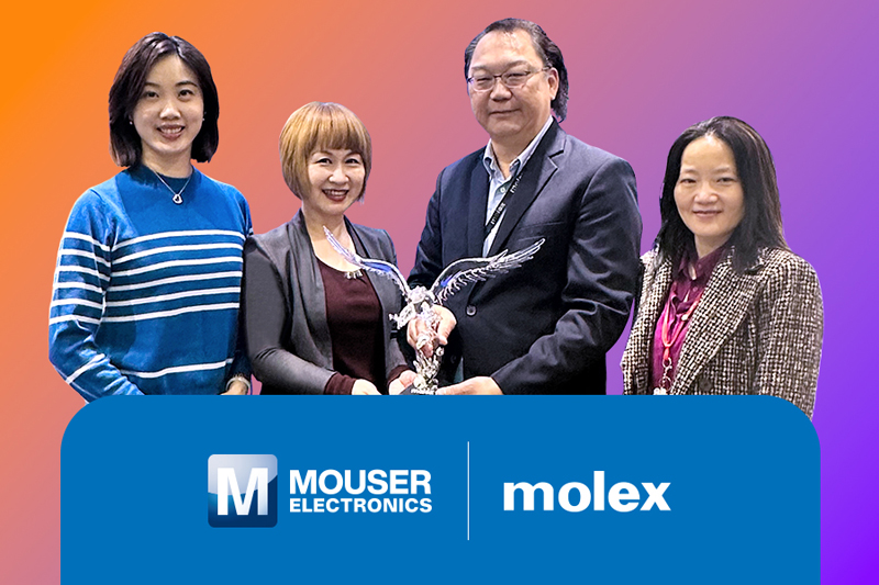 七連冠！貿(mào)澤電子蟬聯(lián)Molex亞太區(qū)年度電子目錄代理商大獎