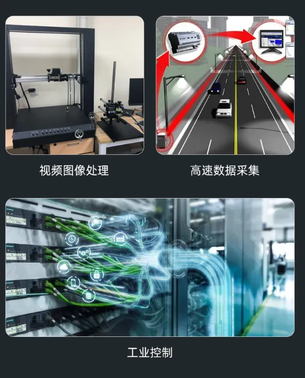 基于賽靈思、紫光芯片開發(fā)的FPGA高速通信開發(fā)板，適用于圖像處理、工業(yè)控制場景
